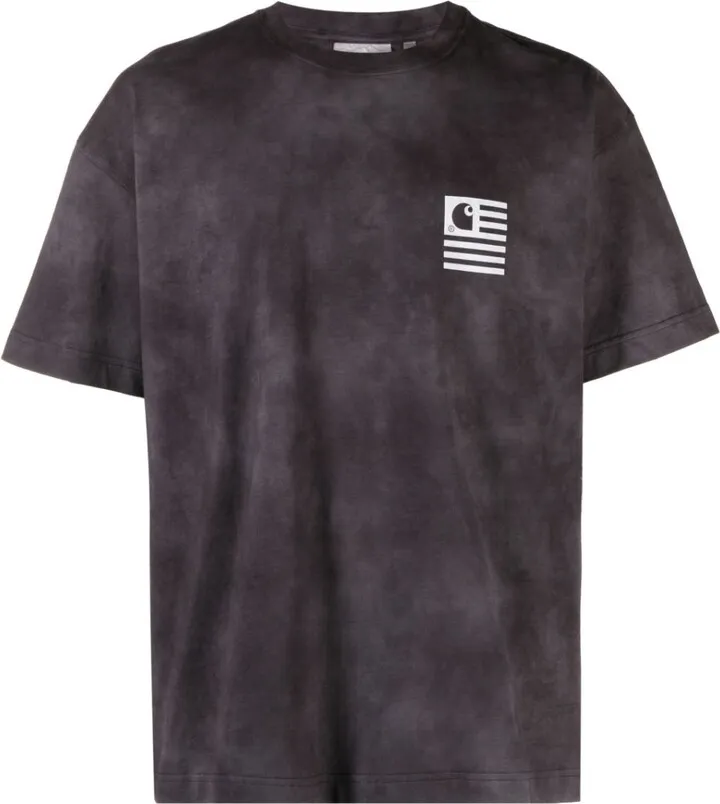 Black Chromo Print T-Shirt