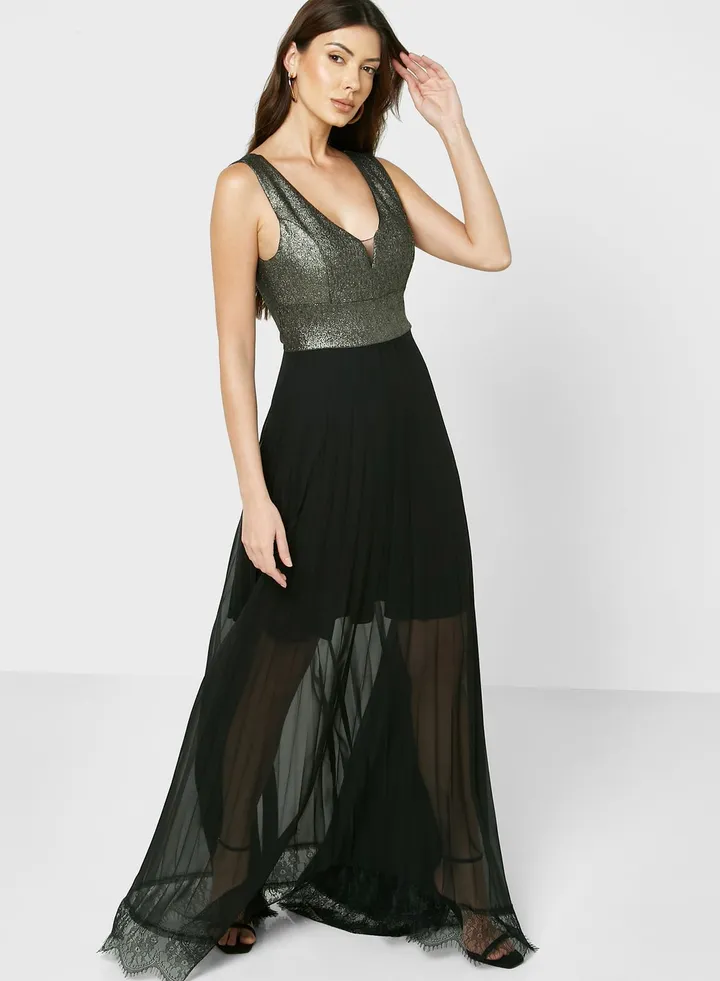 Shimmer Detail Dress