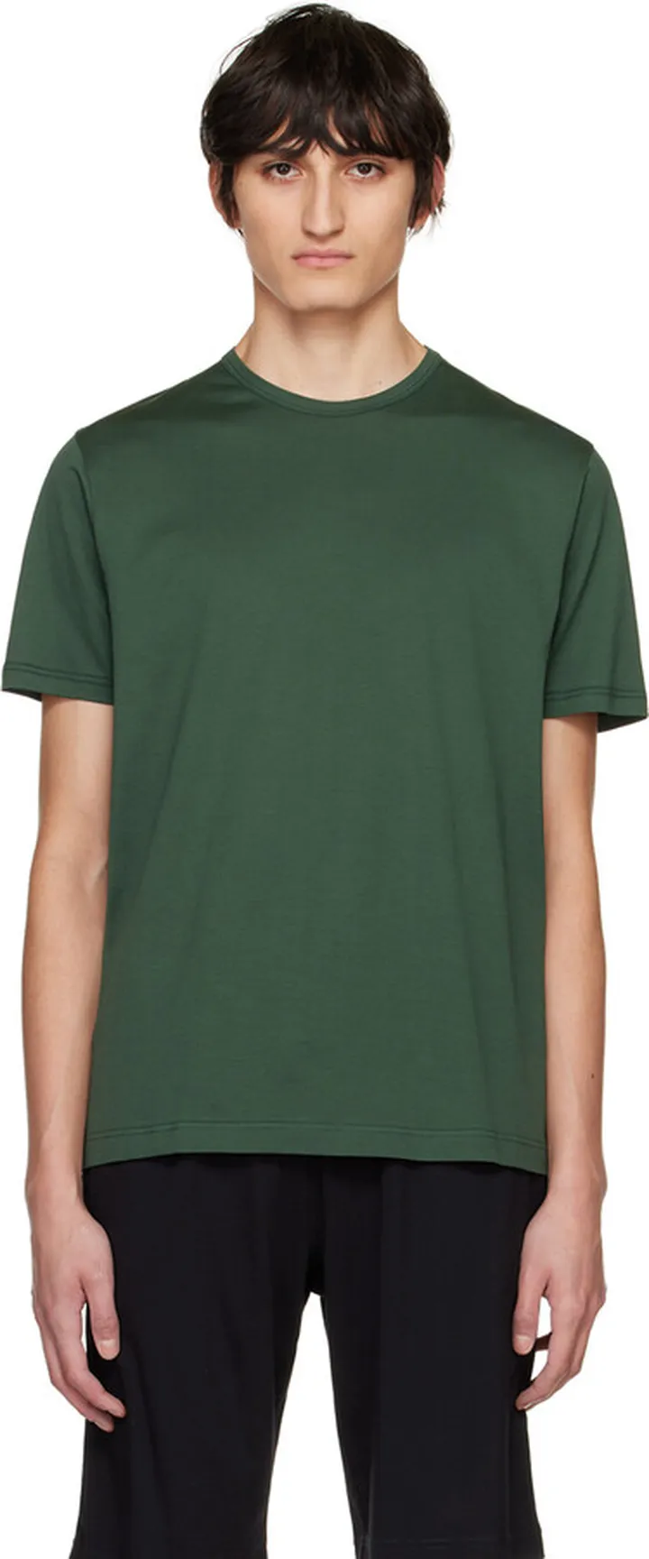 Sunspel Green Classic T-Shirt