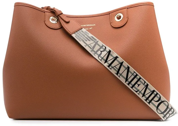 Logo-Strap Tote Bag
