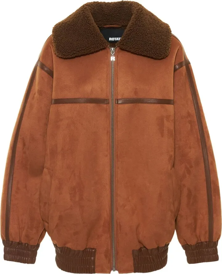 Faux Shearling Bomber Jacket