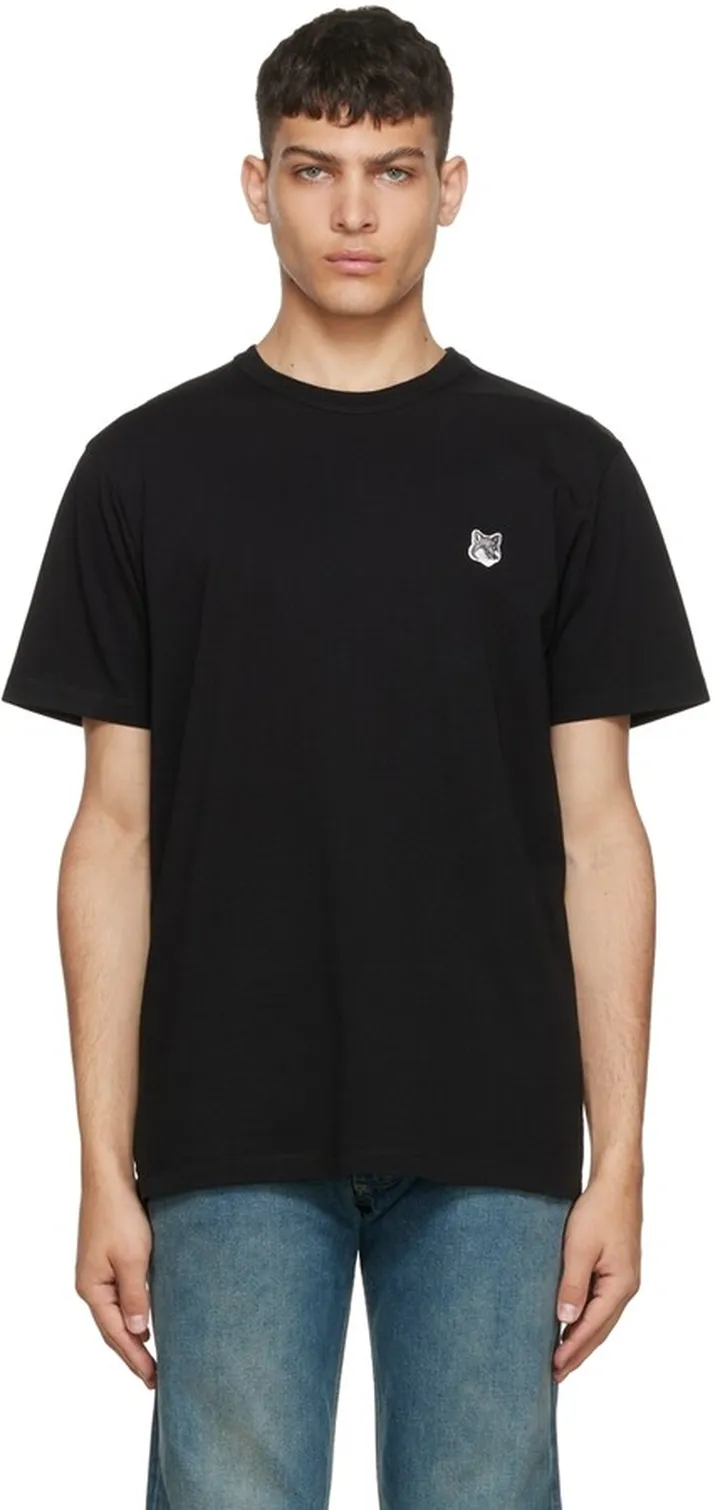 Maison Kitsuné Black Fox Head T-Shirt