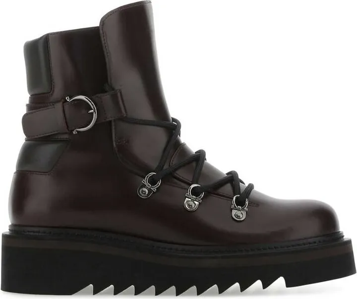 Salvatore Ferragamo Lace-Up Hiking Boots