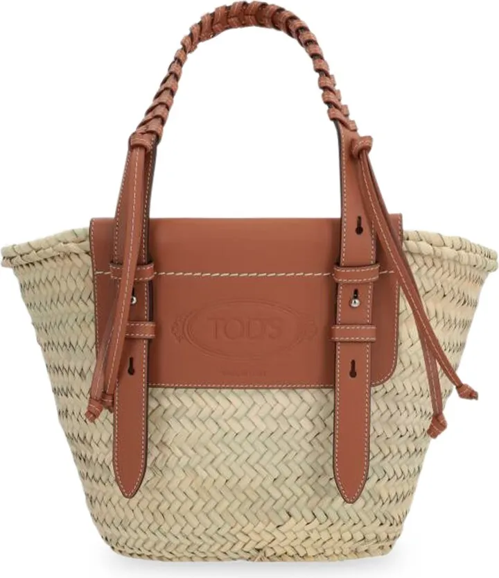 Csp Shopping Infilature Media Cesto Foglia Palma+vacchetta Soft