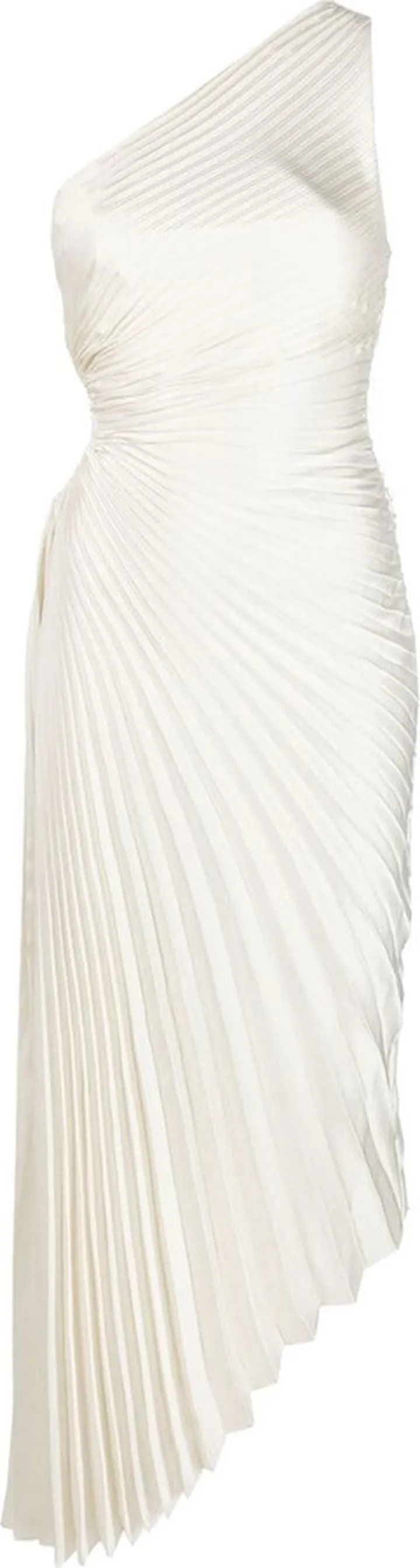 Cut-Out Pleated Maxi Dress