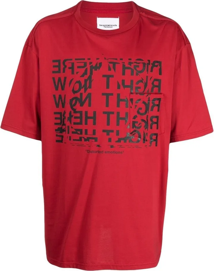 graphic-print short-sleeved T-shirt