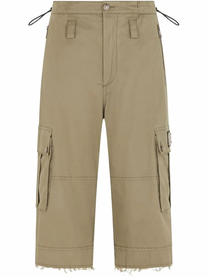 Knee-Length Cargo Shorts