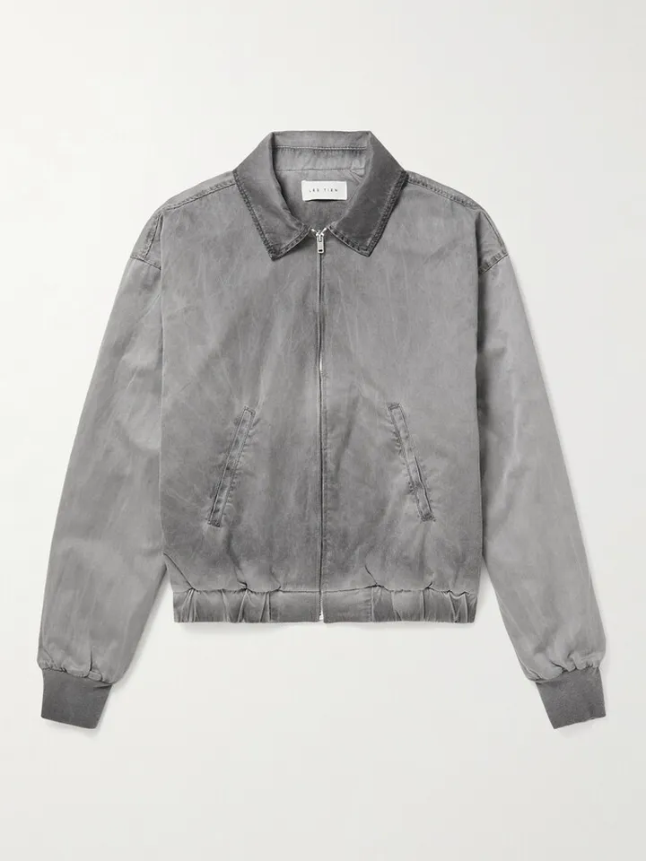Cotton-Canvas Bomber Jacket