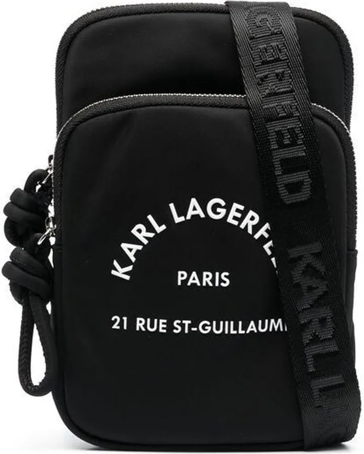 Logo-Print Crossbody Tote Bag