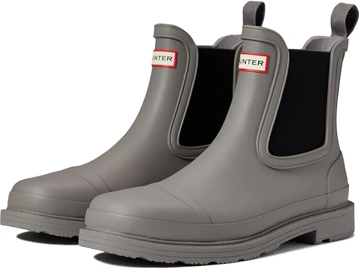 Hunter Commando Chelsea Boot (Grey Heron) Women's Boots