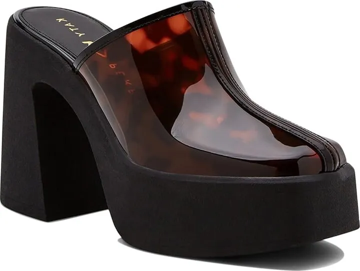 Katy Perry The Heightten Clog (Brown Multi) High Heels