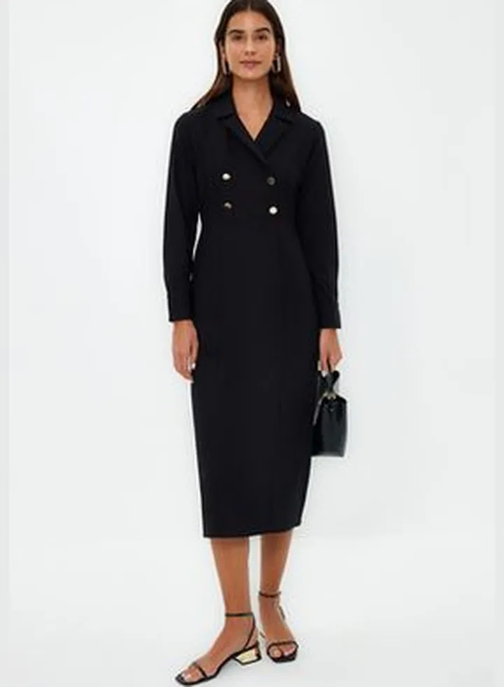 Black Plain Weave