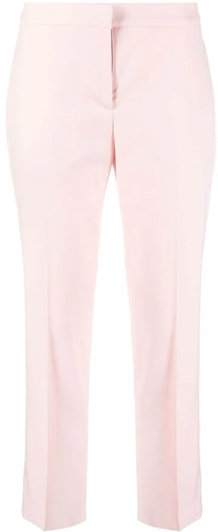 Cropped Slim-Cut Trousers