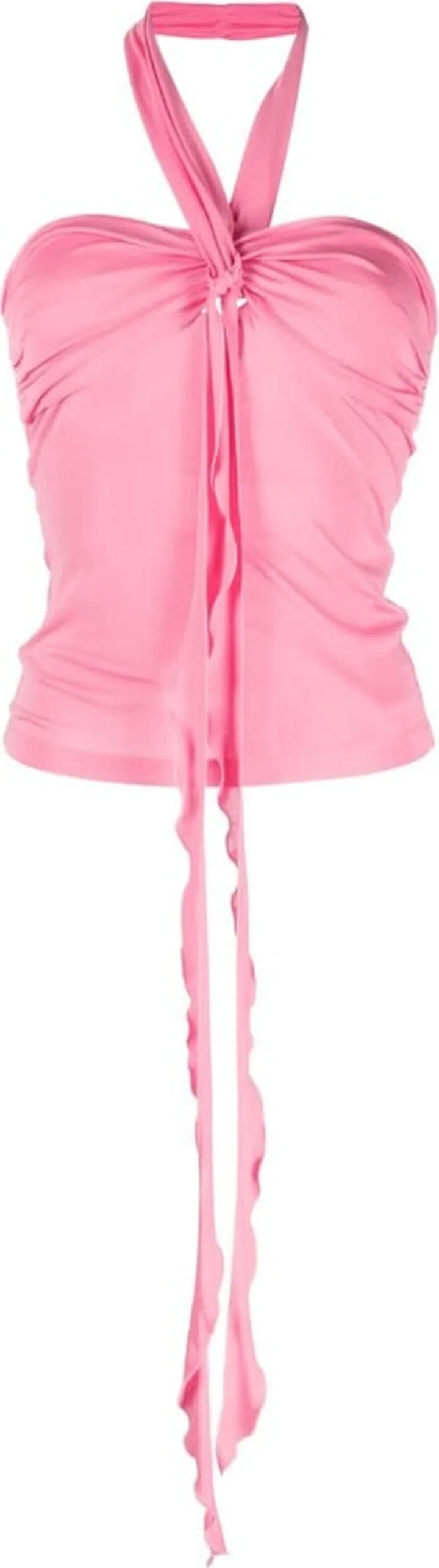 Draped Halterneck Top
