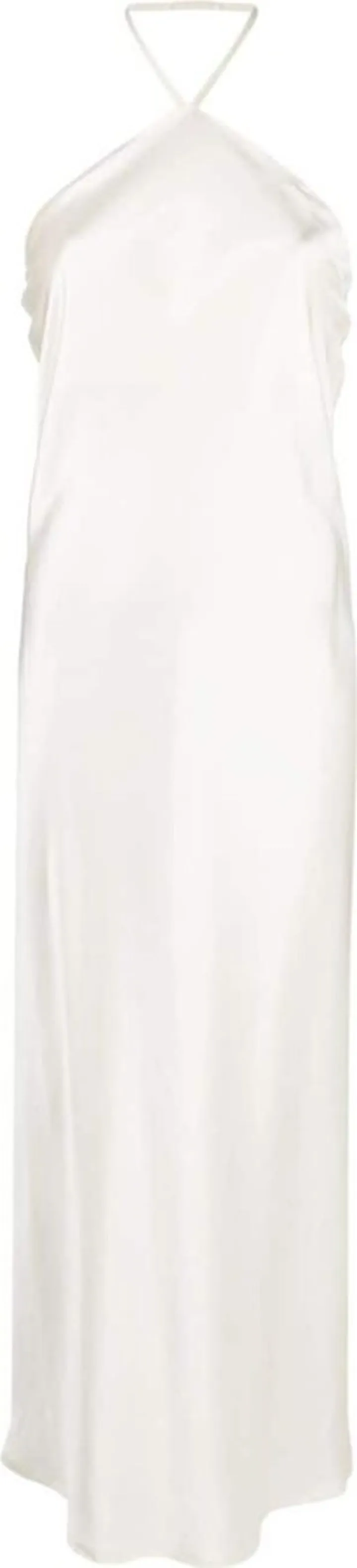 Open-Back Silk Dress