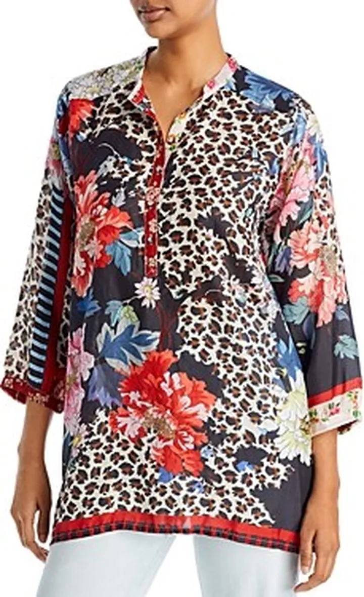 Johnny Was Ontari Cordia Printed Tunic