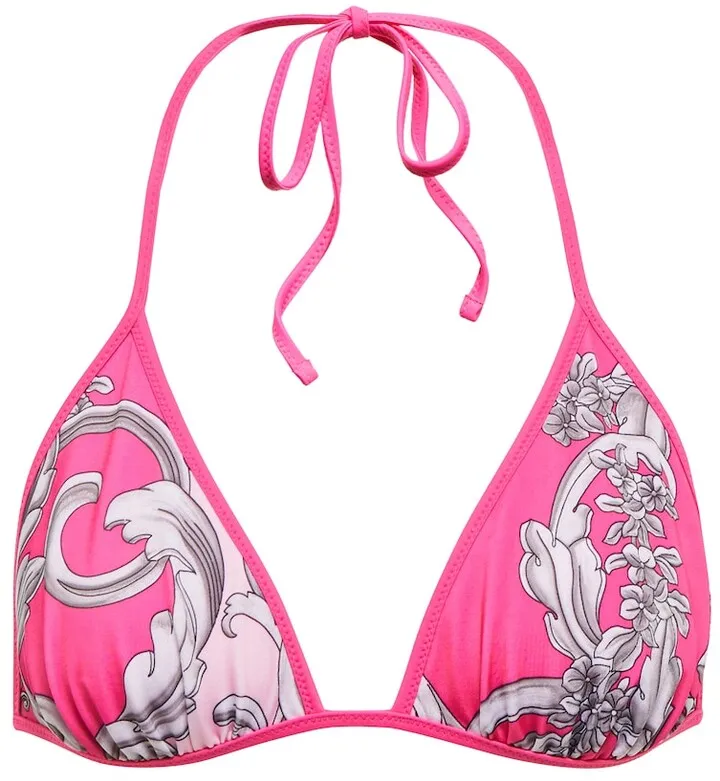 Baroque reversible bikini top