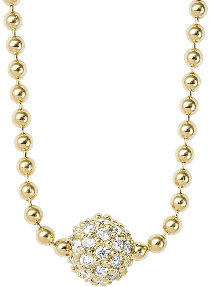 'Covet' Diamond Pavé Pendant Necklace
