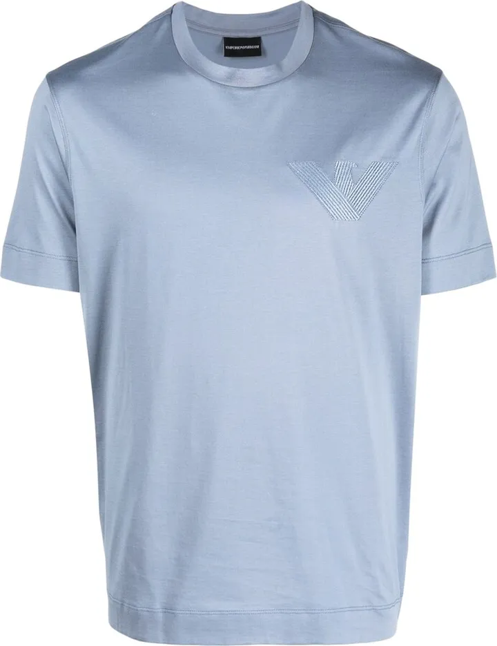 embroidered logo cotton T-shirt