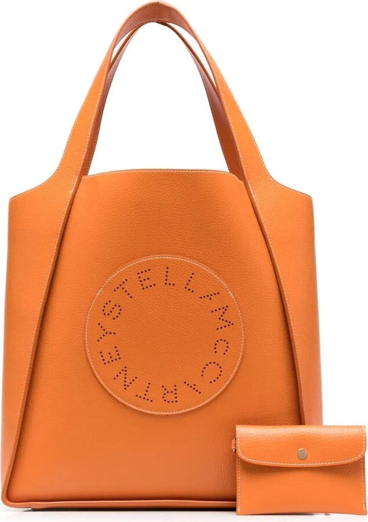 STELLA MCCARTNEY- Stella Logo Square Tote Bag