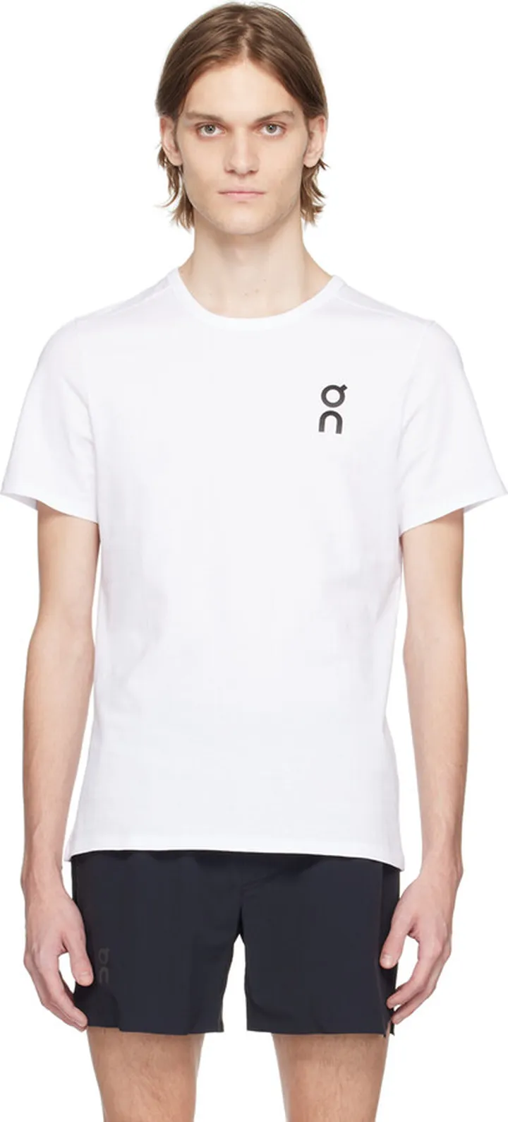 On White Graphic T-Shirt