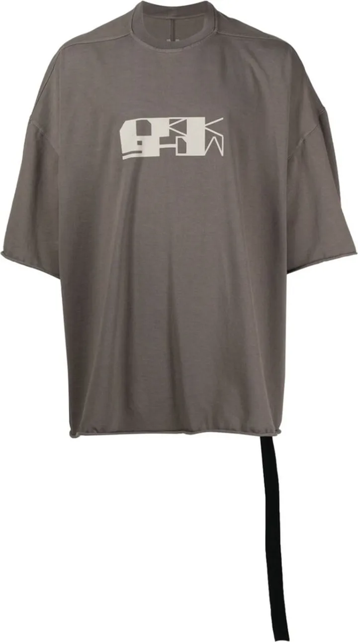logo-print detail T-shirt