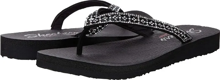 SKECHERS Meditation - Lotus Bae (Black) Women's Shoes