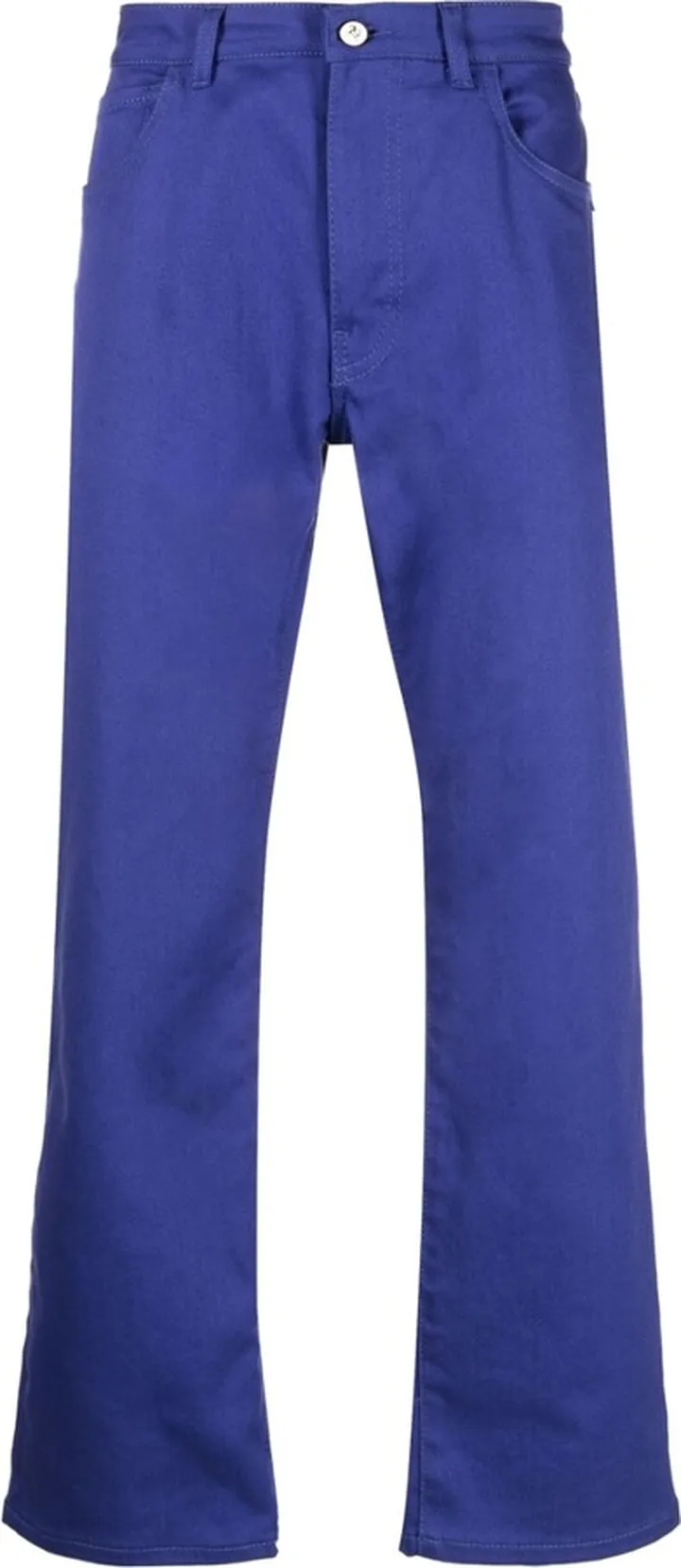 Logo-Plaque Straight-Leg Trousers