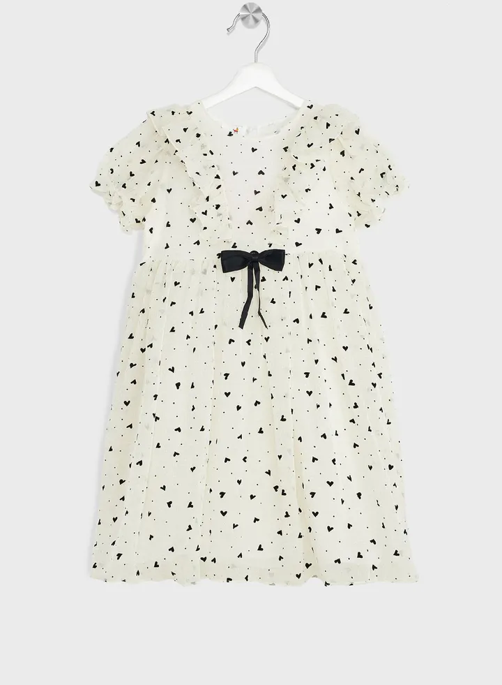 Girls Polka Dots Tulle Dress