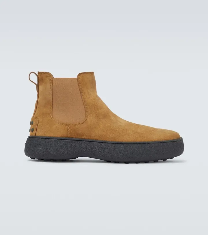 Suede Chelsea boots