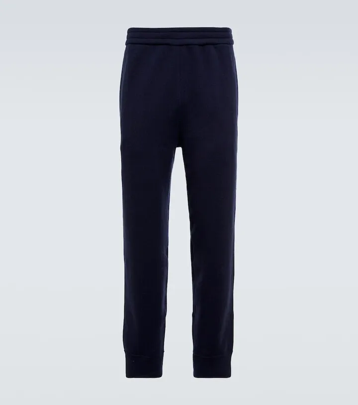 Virgin wool jersey sweatpants
