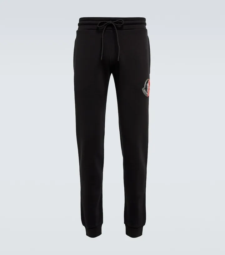 2 Moncler 1952 cotton jersey sweatpants