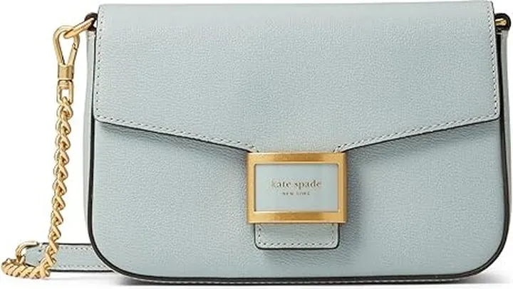 Kate Spade New York Katy Flap Chain Crossbody (Ocean Beach) Handbags