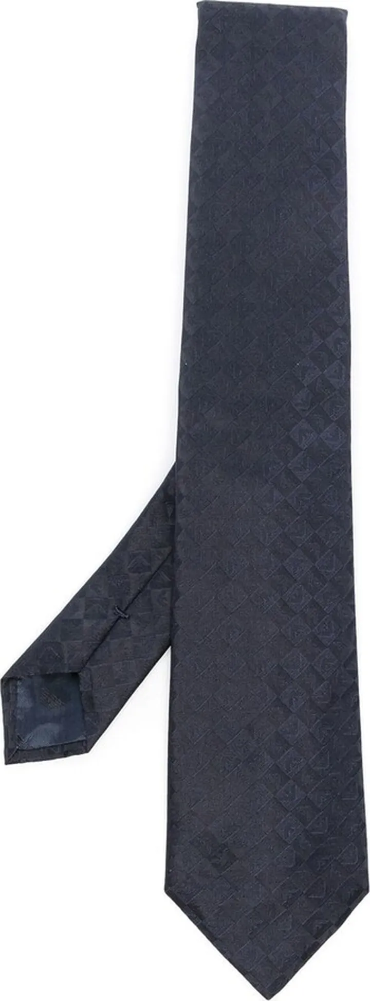 Logo-Jacquard Silk Tie