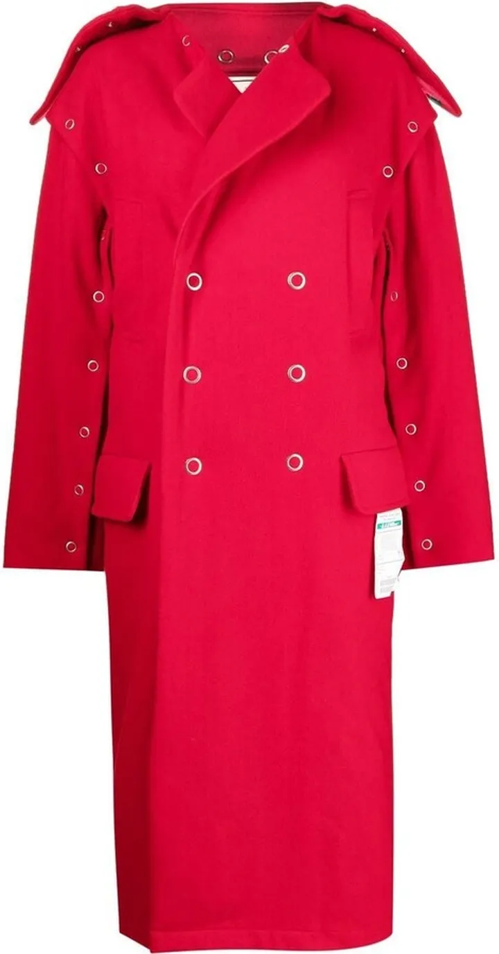Double-Breasted Wool Coat