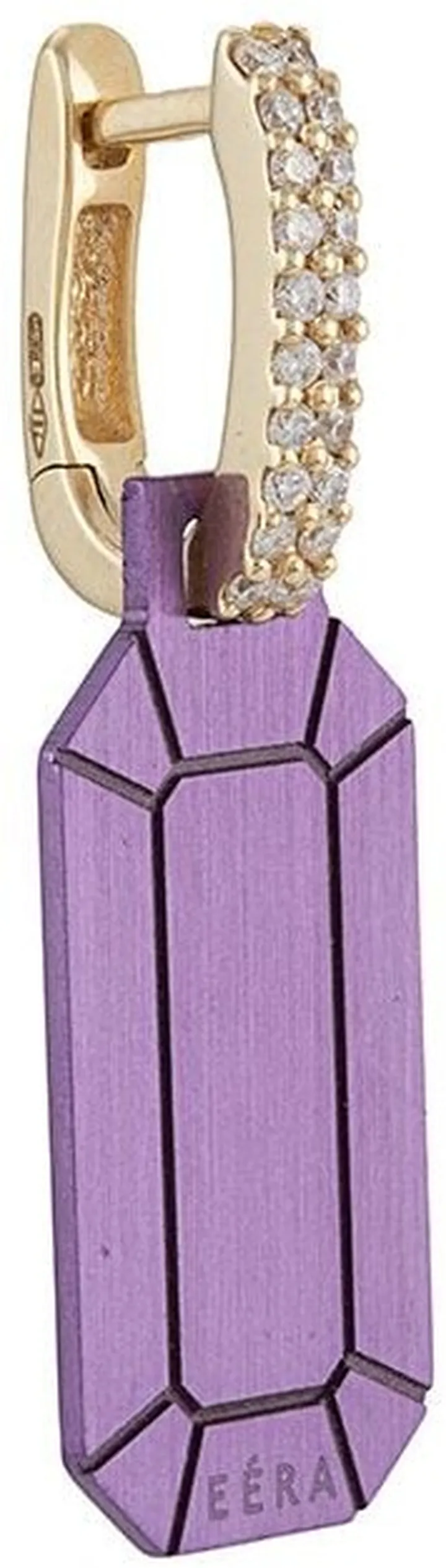 Tokyo diamond-embellished single earring