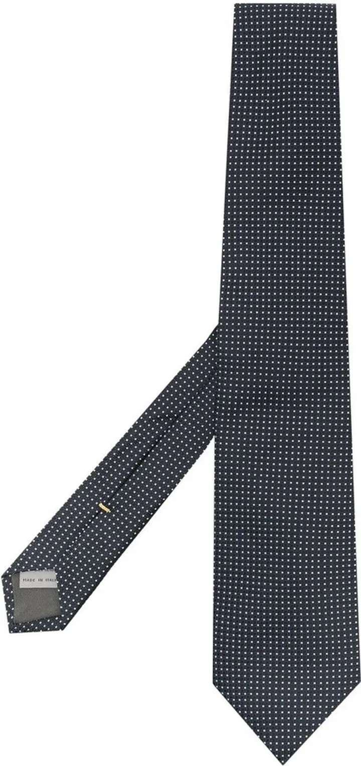 Polka-Dot Silk Tie