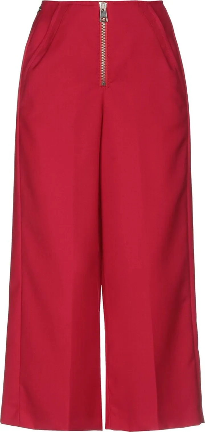 Cropped Pants Red