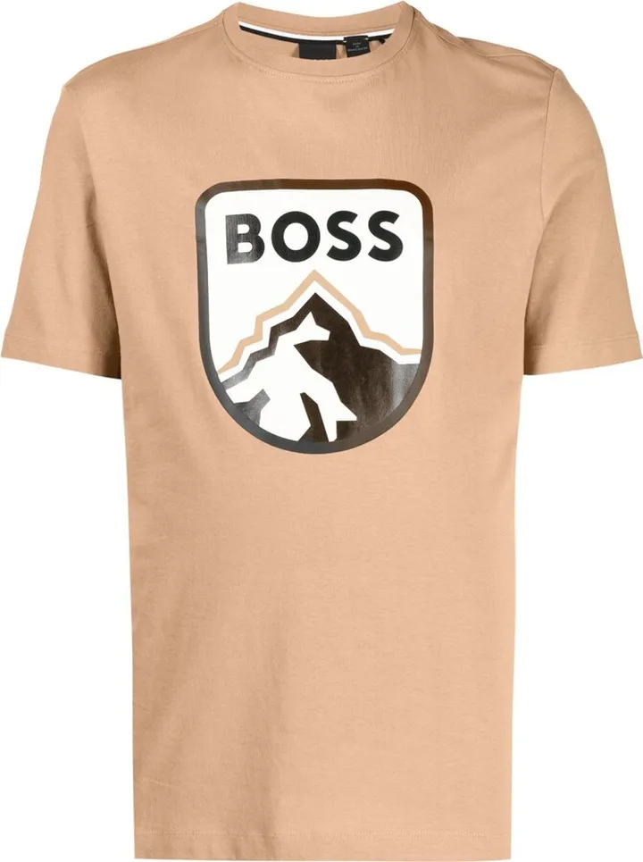 logo-print jersey T-shirt