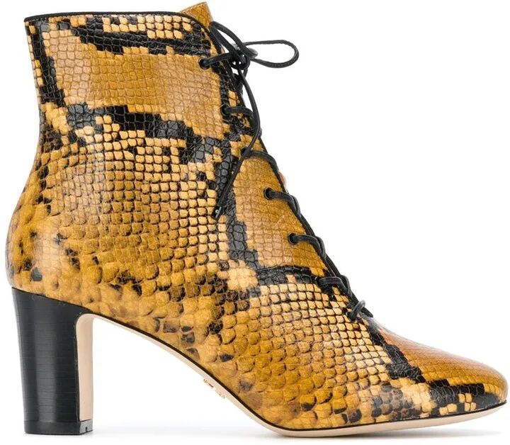 Vienna 70mm lace-up booties