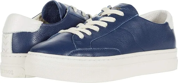 Soludos Ibiza Platform Sneaker (Marine Blue) Women's Shoes