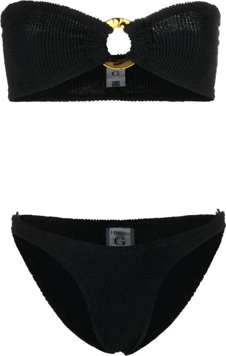 Black Gloria Crinkle Bikini