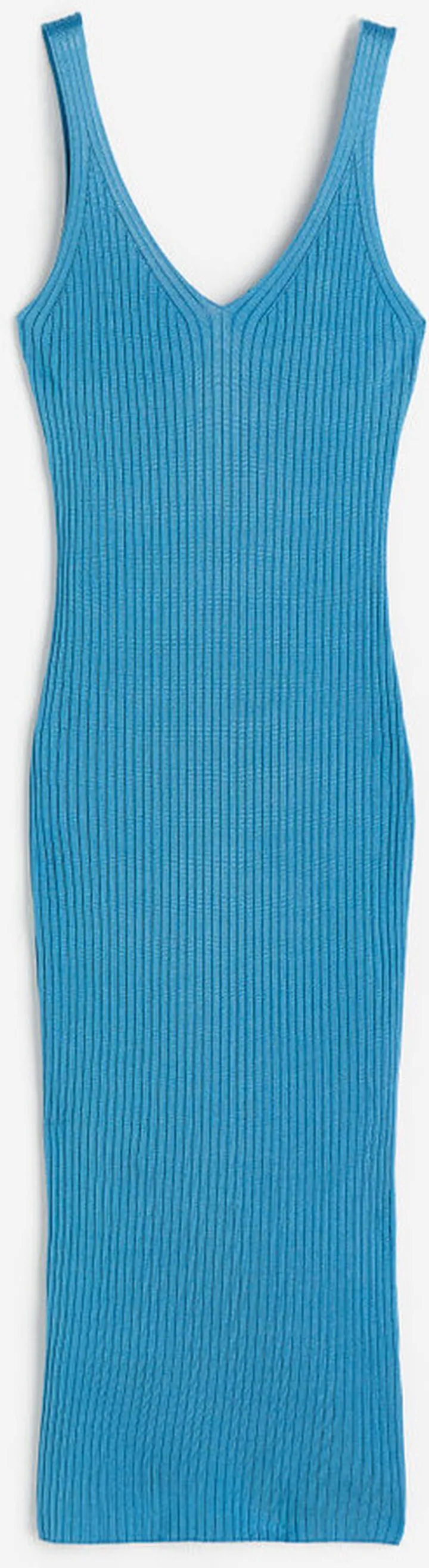 Rib-knit Bodycon Dress