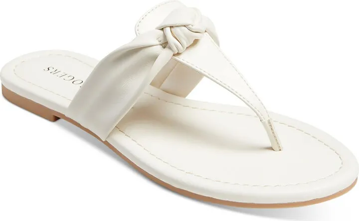 Abigail Womens Thong Flat Thong Sandals