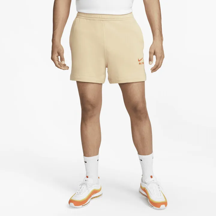 Men's Nike Sportswear Air French Terry Shorts in Brown
