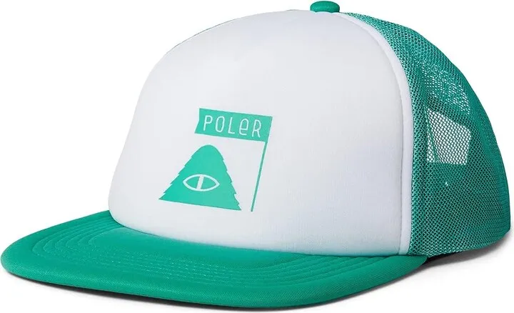 Poler Summit Trucker Hat (Teal) Caps