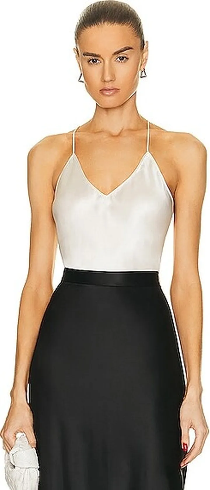 NILI LOTAN Desiree Cami Top in Ivory