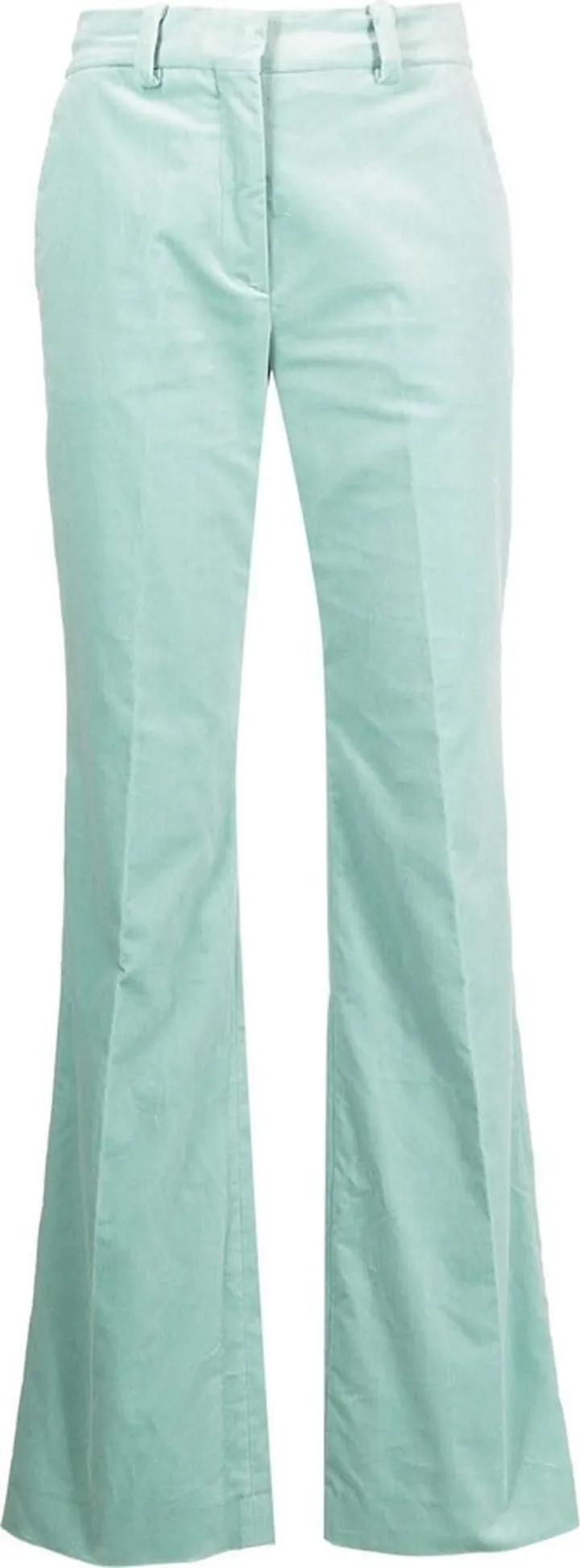 High-Waisted Straight-Leg Trousers