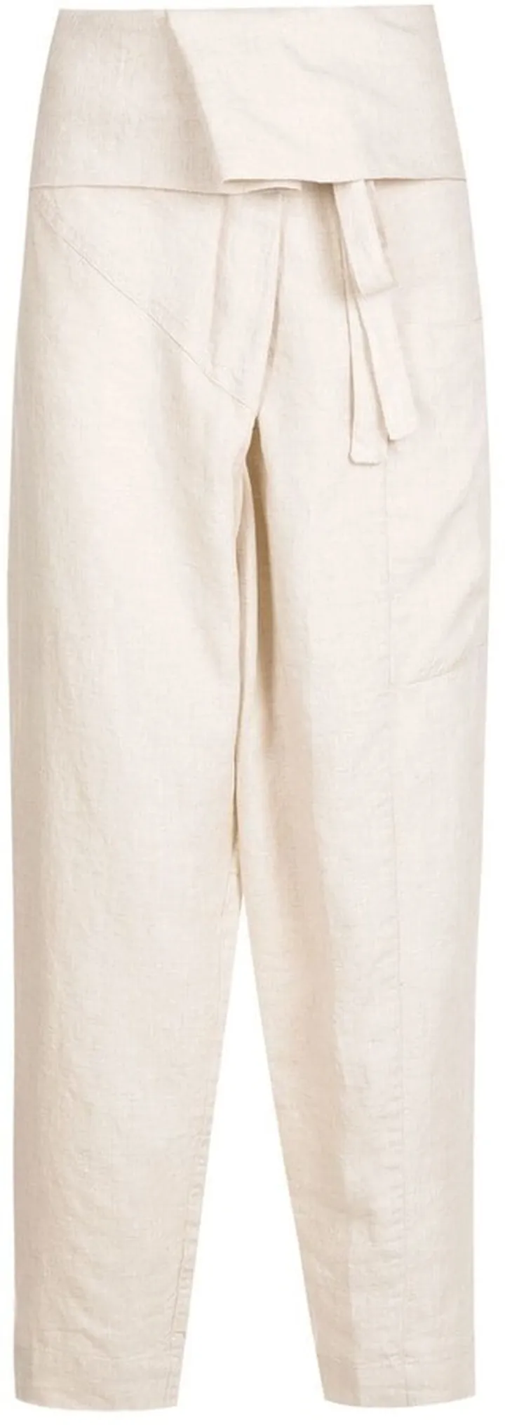 Cropped Linen Trousers