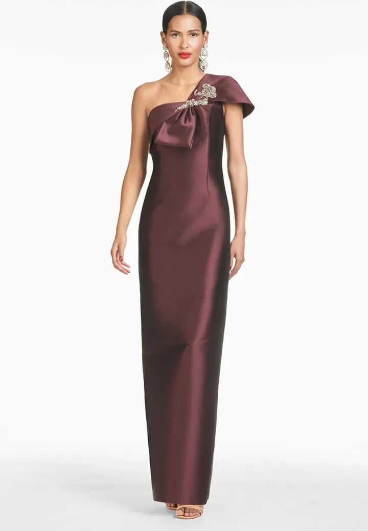 Ines Gown - Eggplant